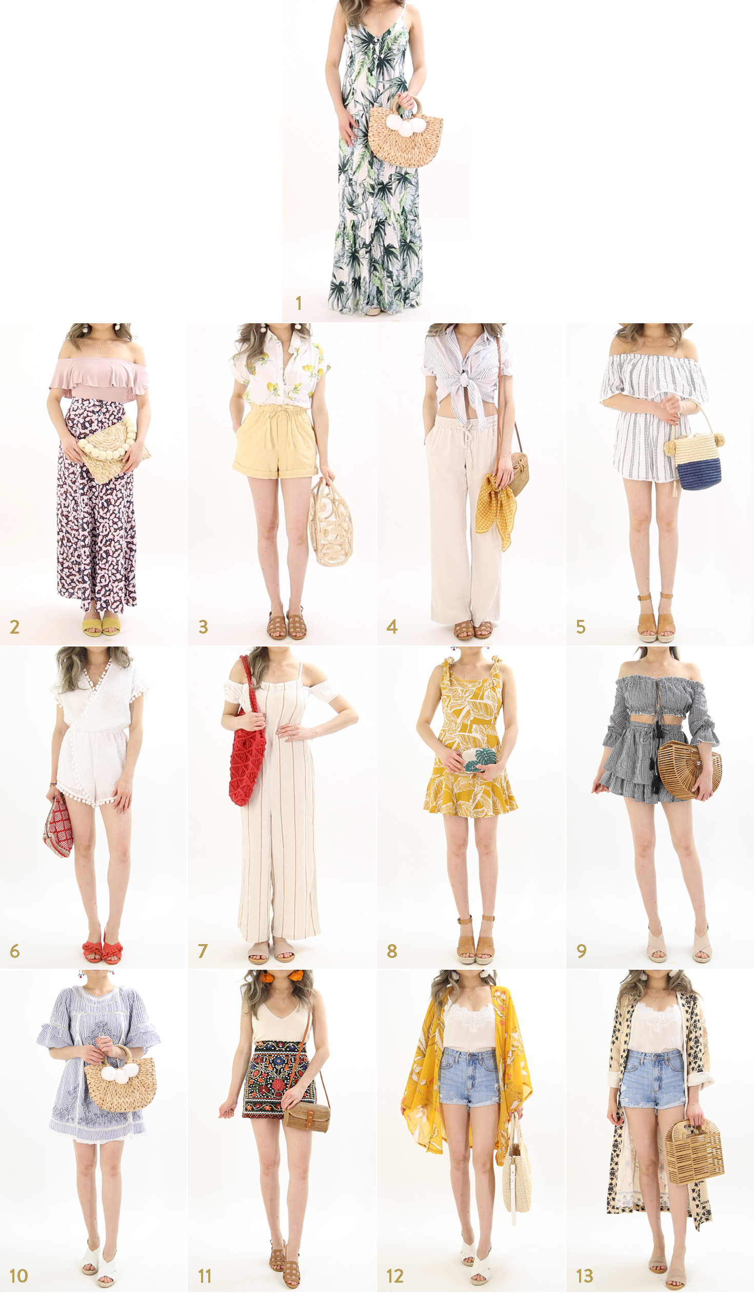 summer trip outfit ideas