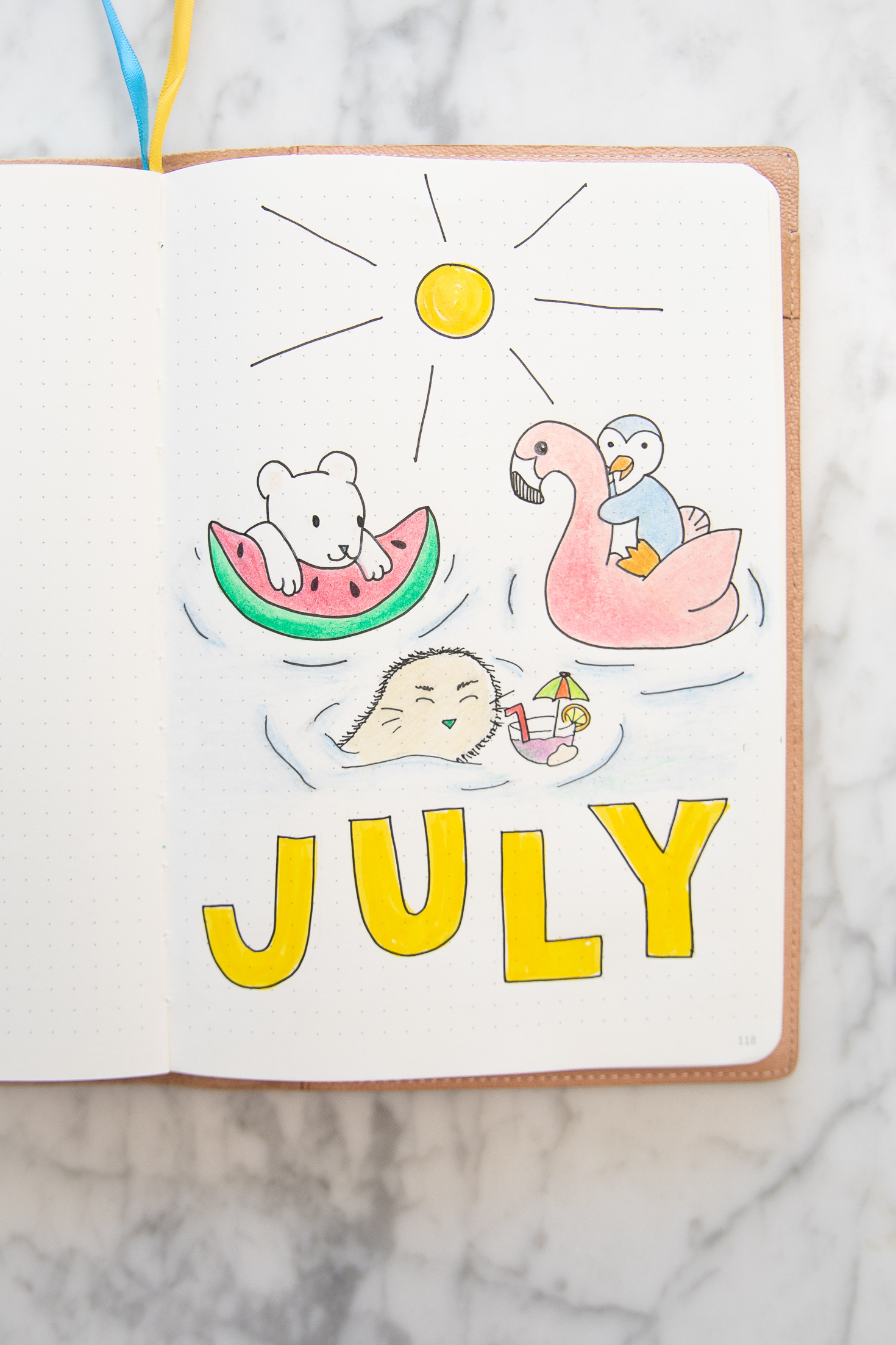 July Bullet Journal Update 2018 - Miss Louie